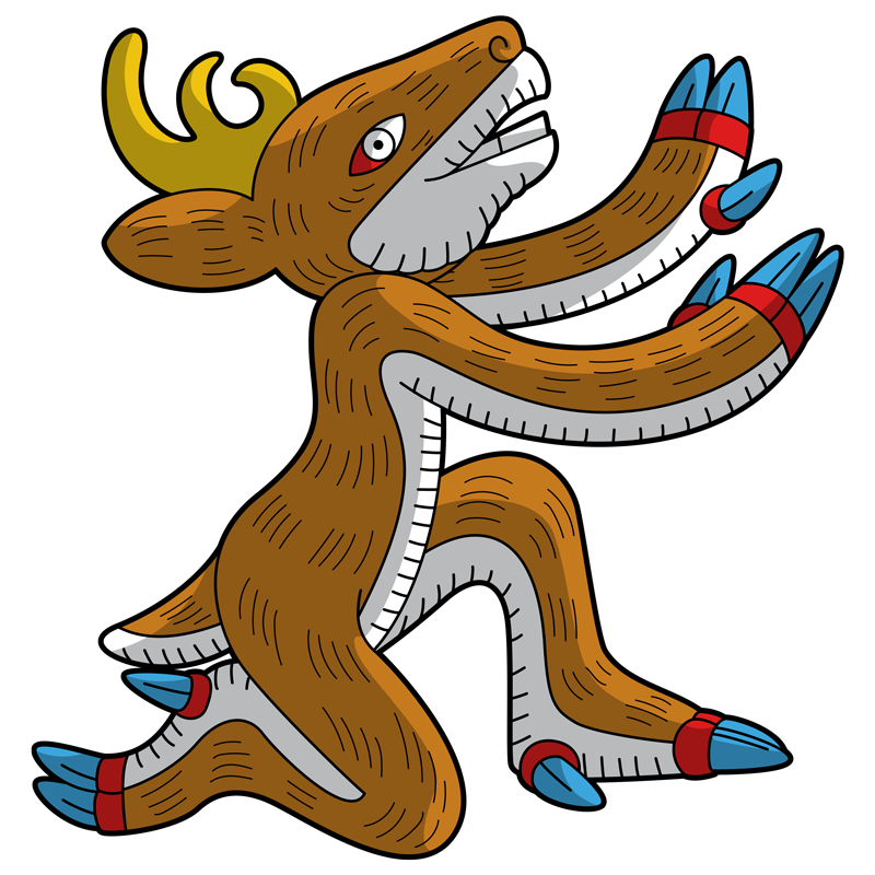 Imagen que representa a uno de los signos del Calendario de Anáhuac. ¡Calcula tu tonal natal!