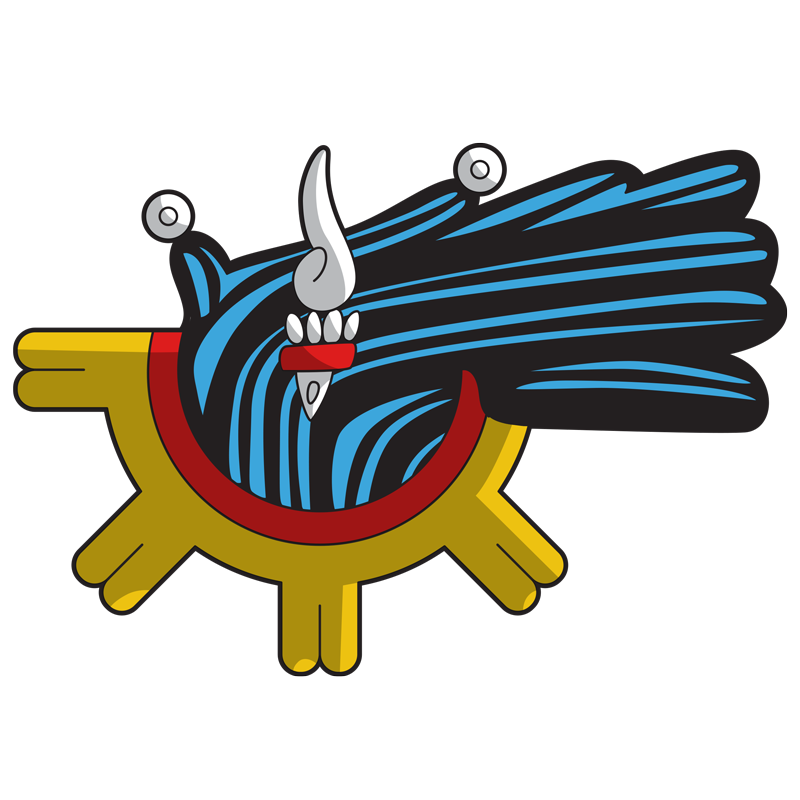 Imagen del glifo que representa al signo Atl, Agua